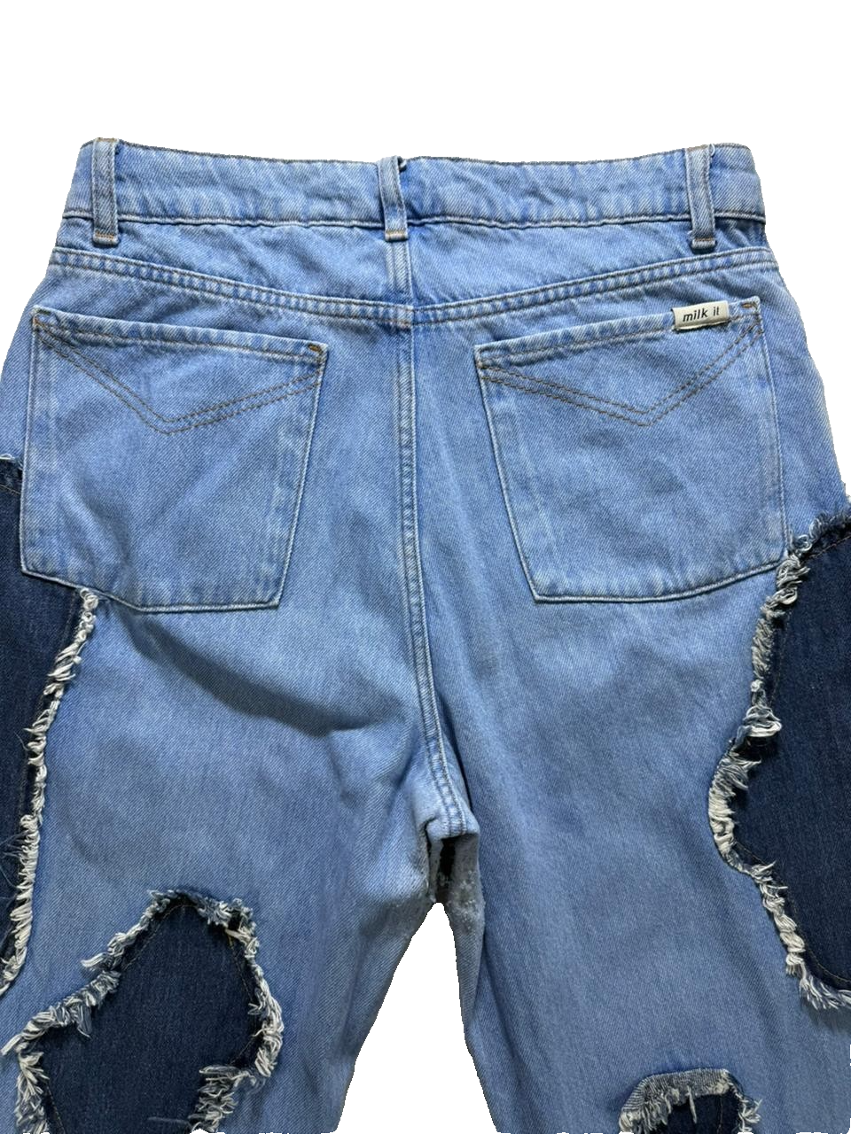 Milk It Women's Navy And Blue Jeans | Size: 28