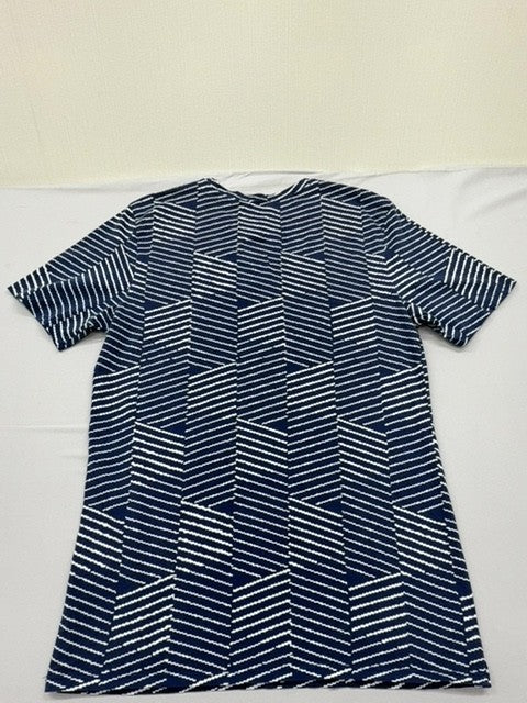 Nike Women's Multicolor T-Shirt – Size M, Relaxed Fit, Striped