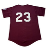 Men's Large Maroon Jersey Athletic Baseball Team Style Top L