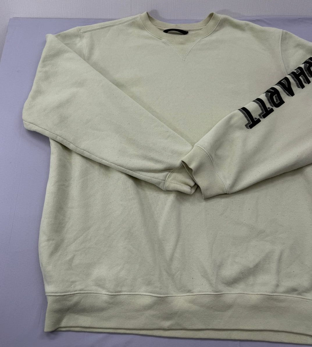 Carhartt Men's Heather Gray Crewneck Sweatshirt XL Loose Fit