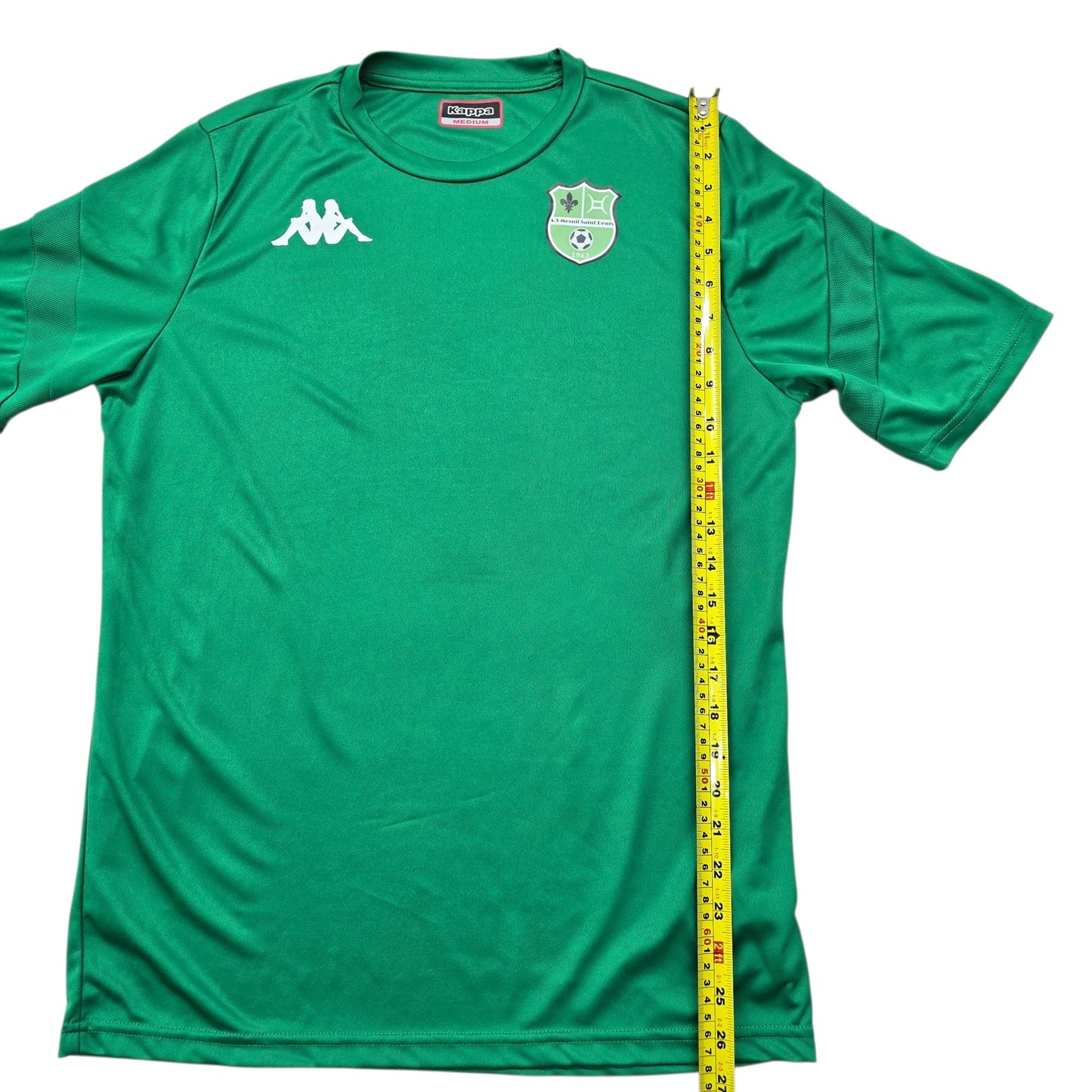 Kappa Men's Green Soccer T-Shirt Size M Embroidered Logo