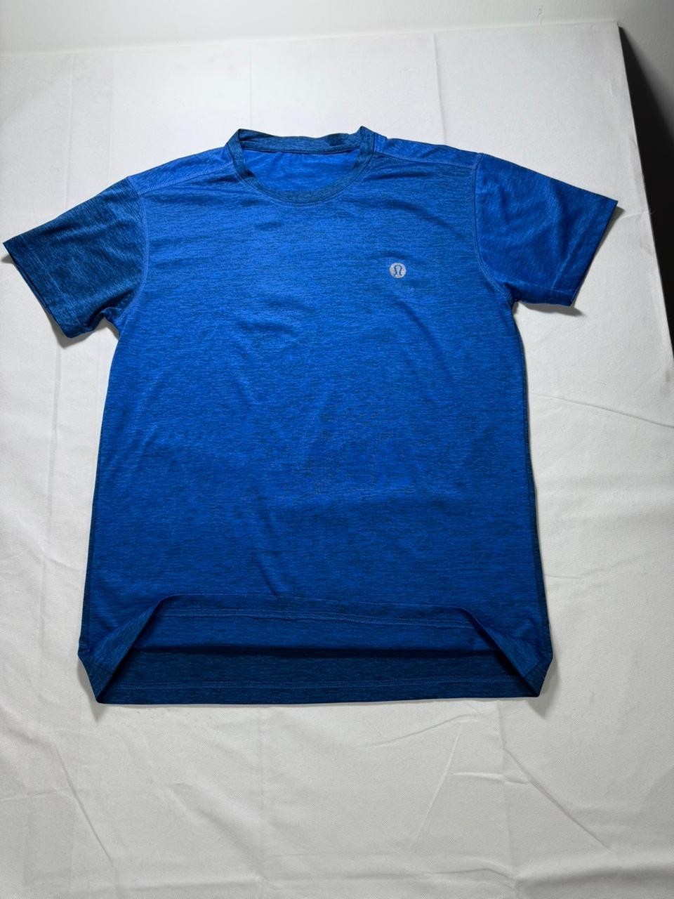 Lululemon Shirt Men's Blue Lightweight Activewear Training Gym Running | L