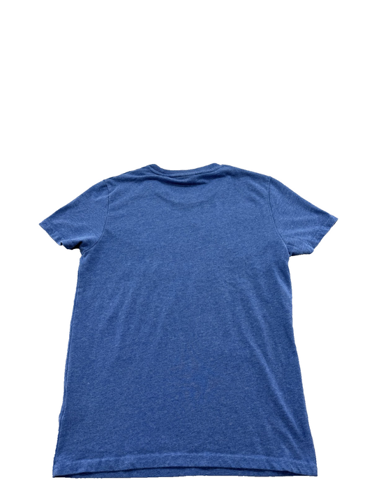 Superdry Essential Logo Blue Marl Slim Fit Men's M T-Shirt Cotton