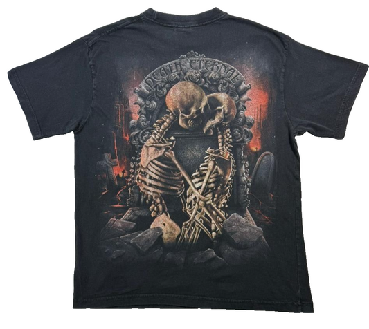 Unverified Brand Unisex Black T-Shirt – Size M, Sleeved With Love Forever