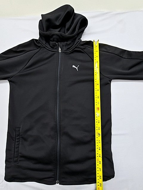 Puma Men's Black Full Zip Hoodie XL Long Sleeve Pockets