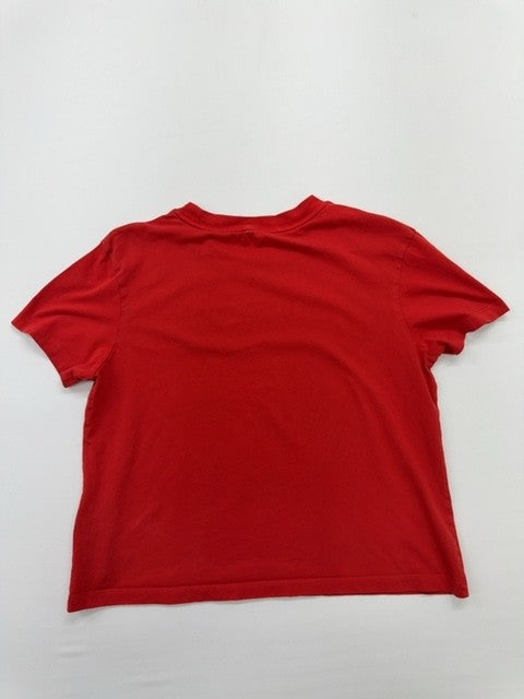 Tommy Hilfiger Youth Red T-Shirt – Size XS, Logo, Crew Neck