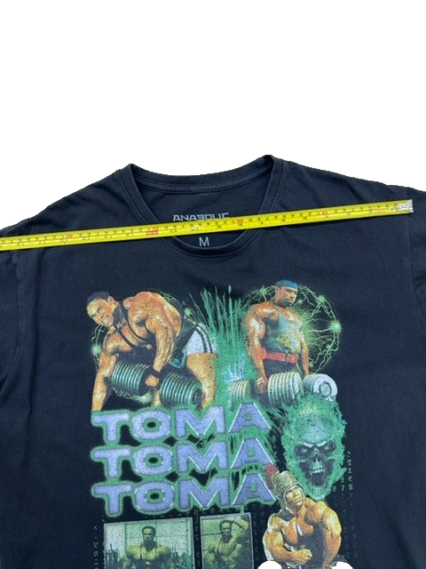 Anabolic Apparel Toma Men's Black Oversized T-Shirt M Cotton