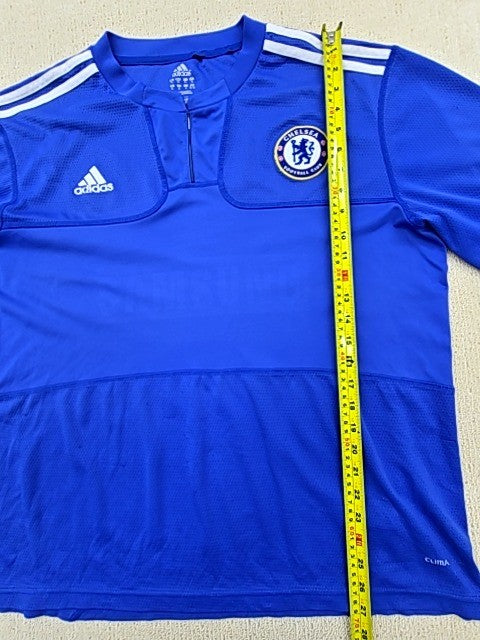 Adidas Men's Chelsea FC Blue Soccer Jersey XL Short Sleeve Crewneck