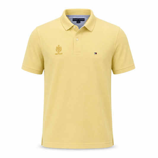 Tommy Hilfiger Men Yellow Polo Shirt size M product image 2