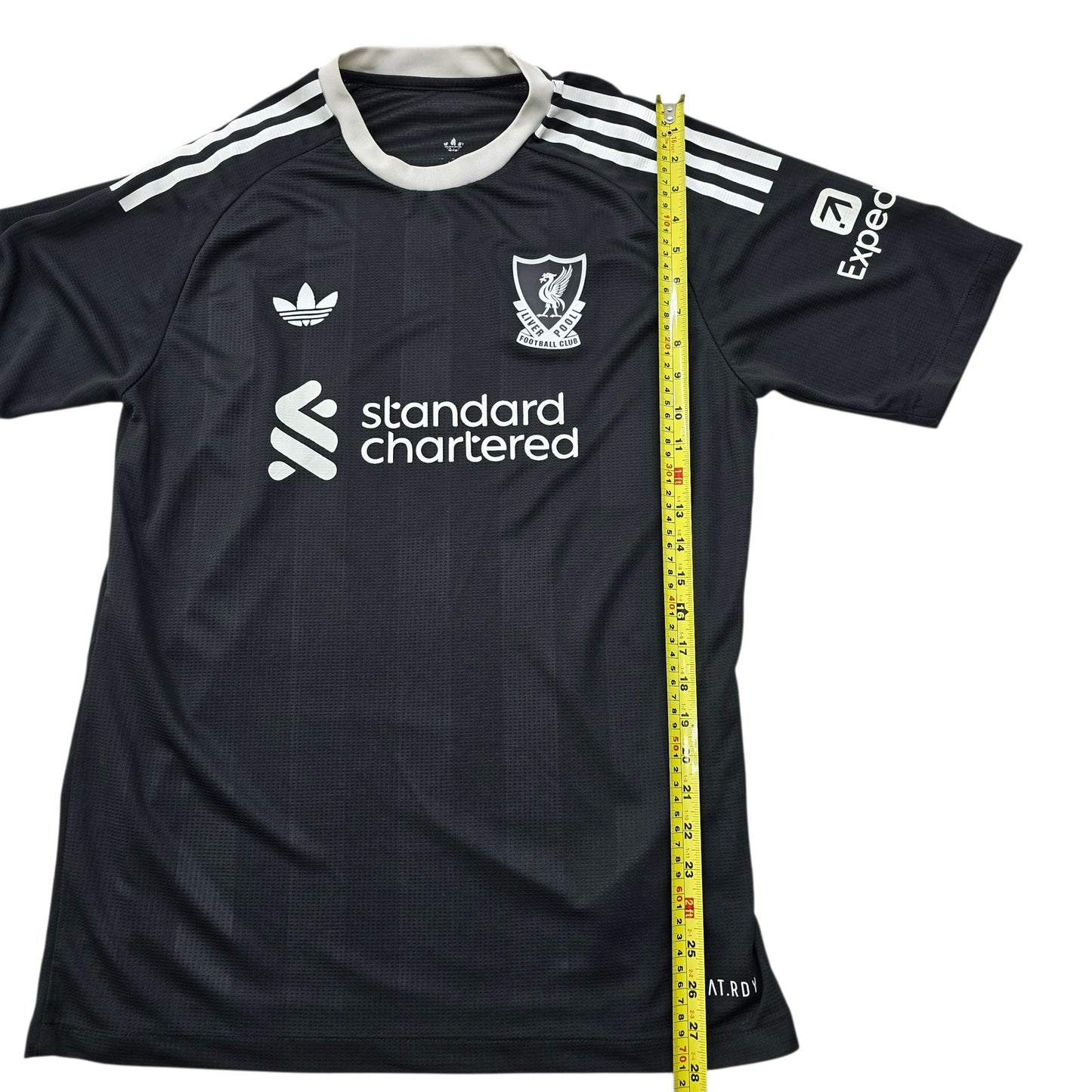 Adidas Men's Black Liverpool FC 25/26 Away Authentic Jersey