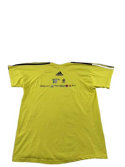 Adidas Men's Yellow Jersey – Size XL, Stripes Spain stripes spain