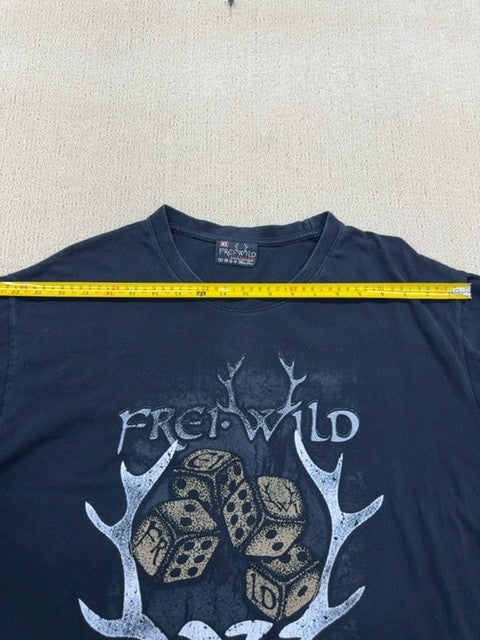 Frei.Wild Men's Charcoal Gray Band T-Shirt XL Vintage Brixen