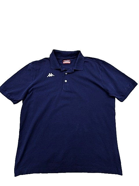 Kappa Men's Multicolor Polo Shirt – Size XL, Logo, Cotton