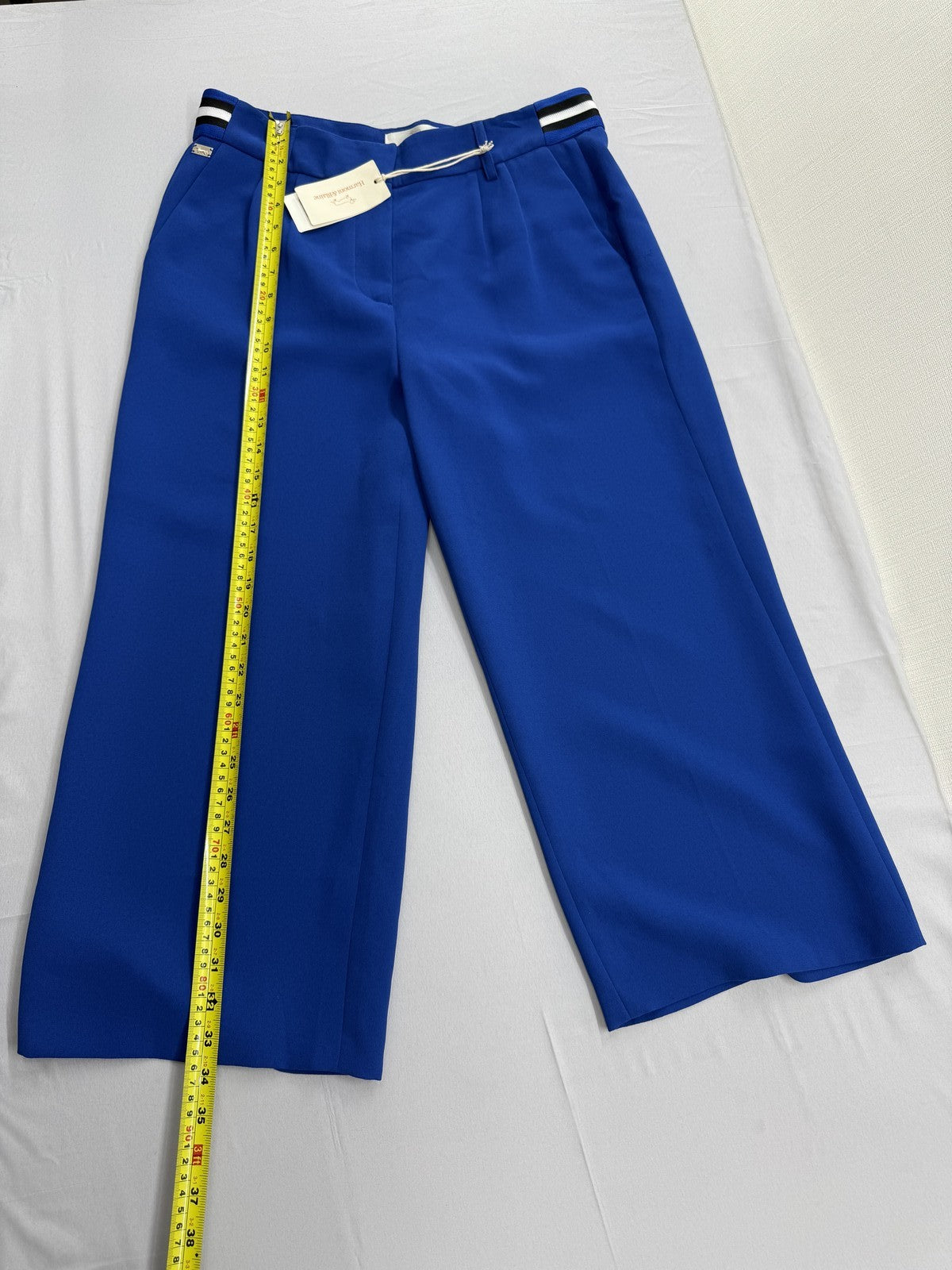 Harmont & Blaine Men's Royal Blue Straight Trousers Size 44