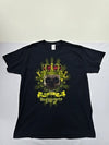 Gildan Men's Black T-Shirt – Size L, Short Sleeve, Cotton – Ref BA7E8