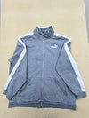 Puma Men's Gray Jacket – Size XL, Full Zip