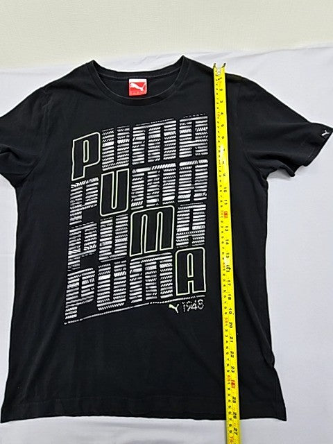 Puma Men's Black Short Sleeve T-Shirt Size M Crewneck Sportlifestyle