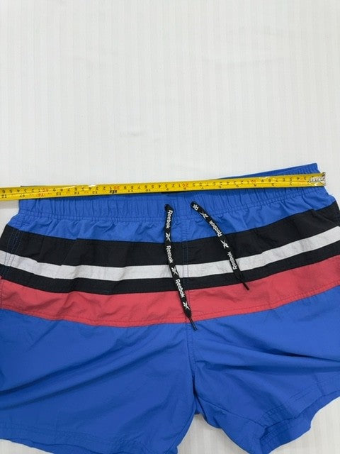Reebok Men's Blue Quick Dry Core Volley Swim Trunks Regular