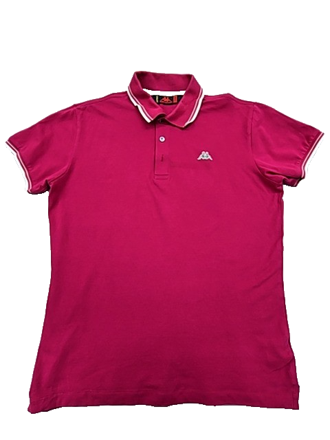 Robe di Kappa Men's Magenta Polo XL Short Sleeve White Piping