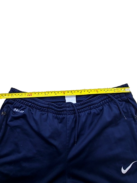 Nike Men's Navy Dri-FIT Activewear Pants Size M Tapered