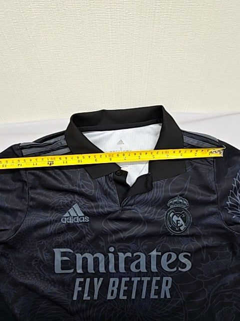Adidas Men's Black Dragon Polo Jersey S Short Sleeve 100% Poly