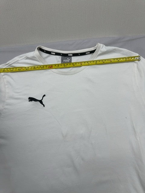PUMA Men's White XXL Short Sleeve Crew Neck T-Shirt 6567-04