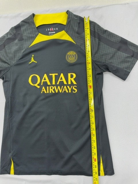 Jordan PSG 23/24 4th Stadium SS Shirt M Black/Yellow Dri-FIT Slim