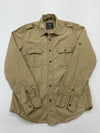 H&M Men's Khaki Chest Pocket Button-Down Shirt M