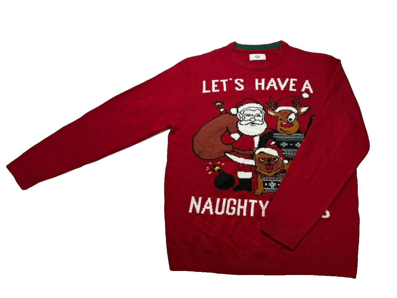 C&A Est 1841 Let'S Have A Naughty Xmas Sweater