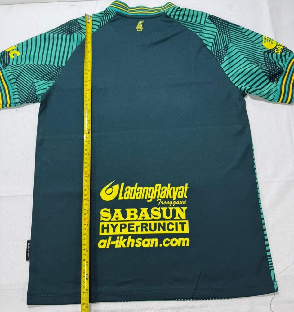 Umbro Terengganu FC Home Jersey Green Yellow Football Shirt SIZE L