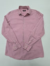 Boss Men's Pink Shirt – Size 42, Slim Fit, Long Sleeve
