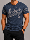 American Brand Women Navy T-Shirt size L product image 1