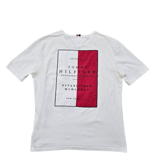 Tommy Hilfiger Men White T-Shirt size XXL product image 2