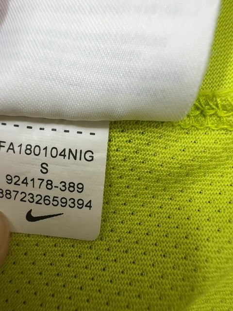 Nike Unisex Green Dri-FIT FC Barcelona T-Shirt Size S Athletic