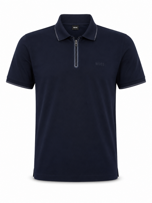 BOSS Men Navy Polo Shirt size XL product image 2