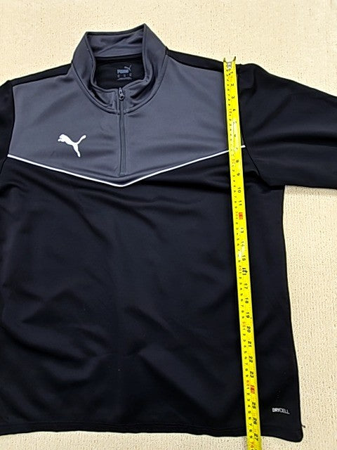 Puma Men's Black Half-Zip Training Jacket Size XL