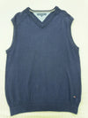 Tommy Hilfiger Men's Navy Sweater – Size M, V-Neck