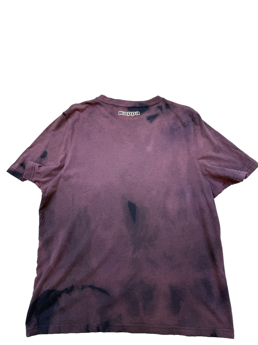 Kappa Unisex Purple T-Shirt – Size M, Logo, Tie-Dye