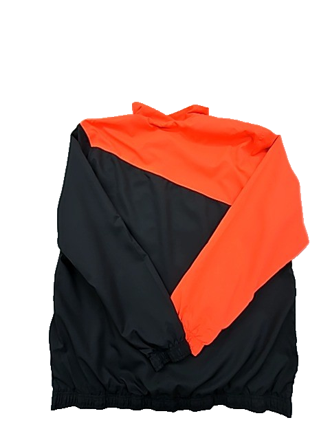 Reebok Black Orange Track Jacket Men's XL Long Sleeve Zipper Logo