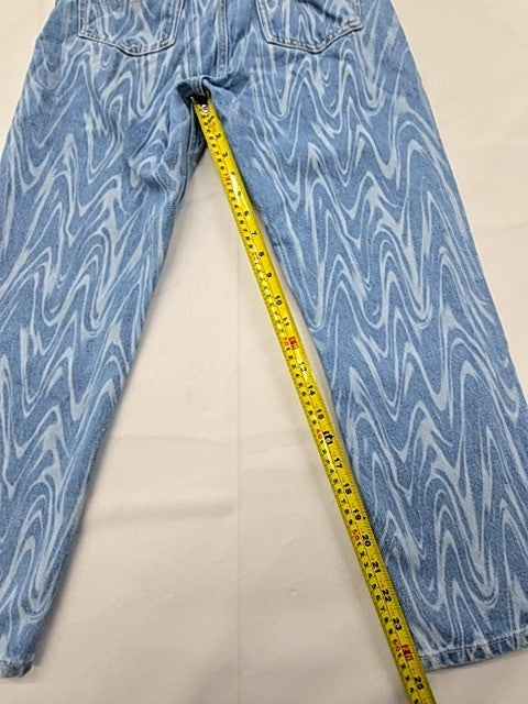 Tommy Jeans Men's Loose Blue Jeans Sz 25x30 Wavy Flag