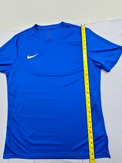Nike Unisex Blue Dri-FIT Jersey Short Sleeve Crew Neck Size Regular
