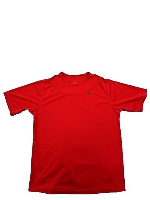 Nike Men's Red T-Shirt – Size L, Short Sleeve