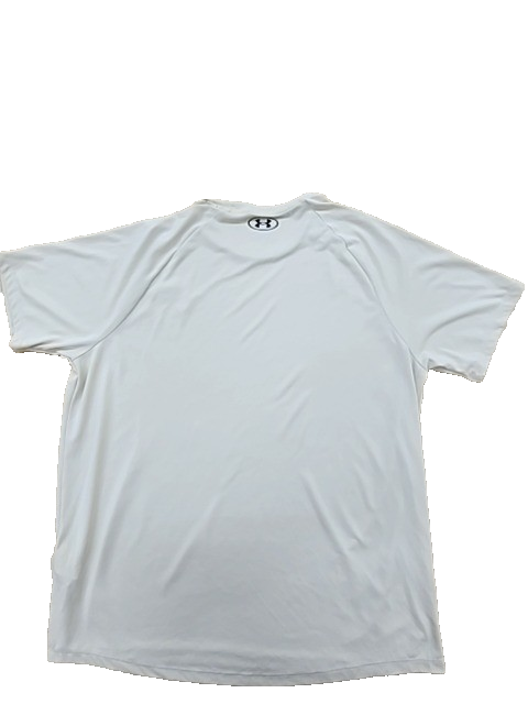 Under Armour Men's White T-Shirt – Size XL, Team Tech Loose team, Short Sleeve