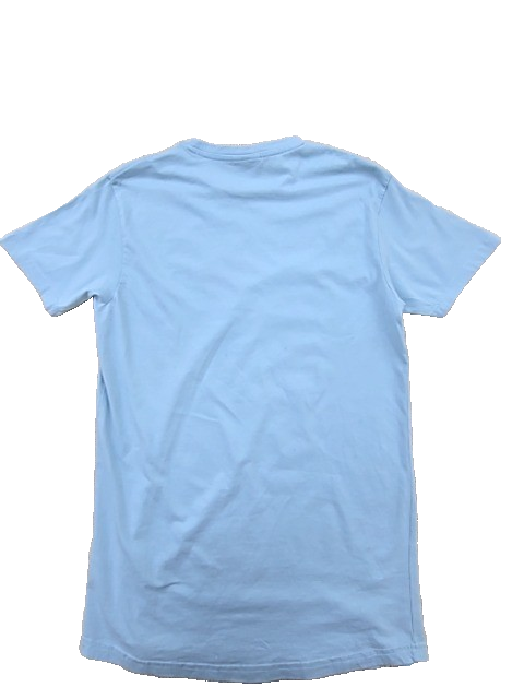 Ellesse Men's XS Light Blue Cotton T-Shirt Crewneck Embroidered Logo