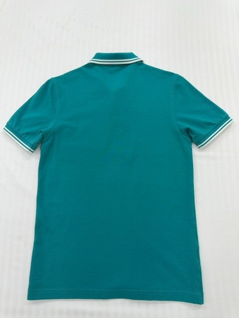 Fred Perry Men's Teal Twin Tipped Polo Shirt Size S