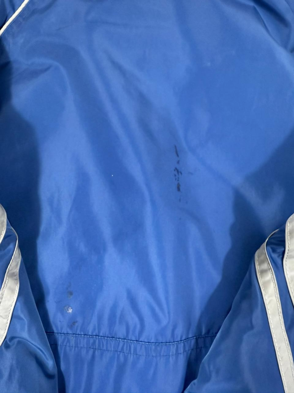 Adidas Blue Full Zip Lightweight Jacket Men's Size M Made in Indonesia