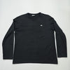 Lacoste Men's Black T-Shirt – Size 4, Logo, Long Sleeve