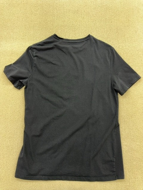 Guess Men's Navy Logo Slim Fit T-Shirt Size L Cotton