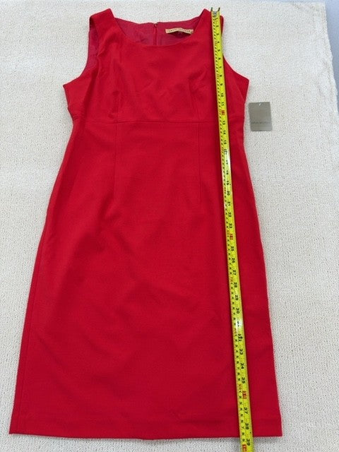 Nippon Boutique Red Midi Sleeveless Crew Dress Women