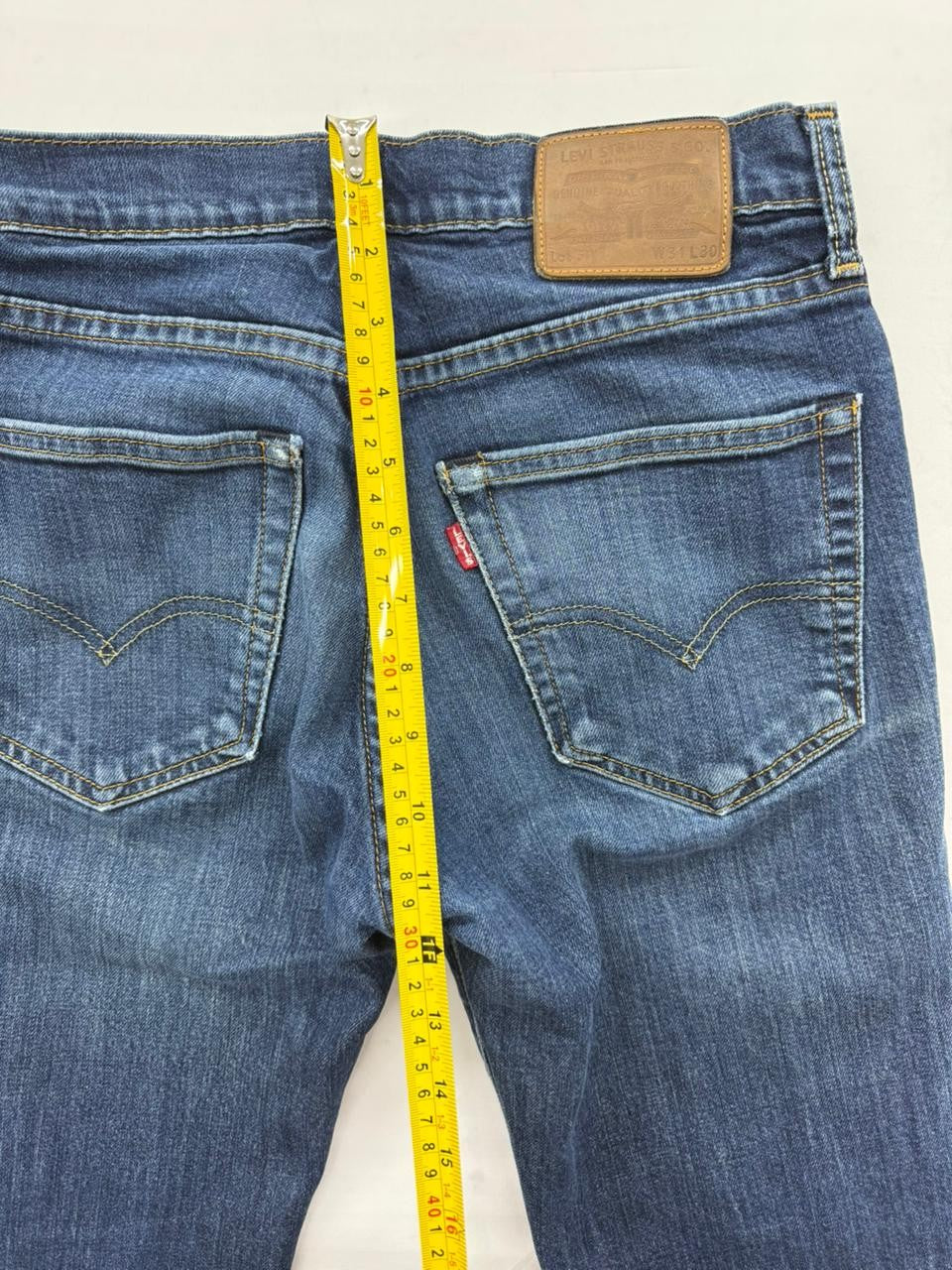 Levi's 511 Slim Fit Dark Wash Jeans W31 L30 Red Tab
